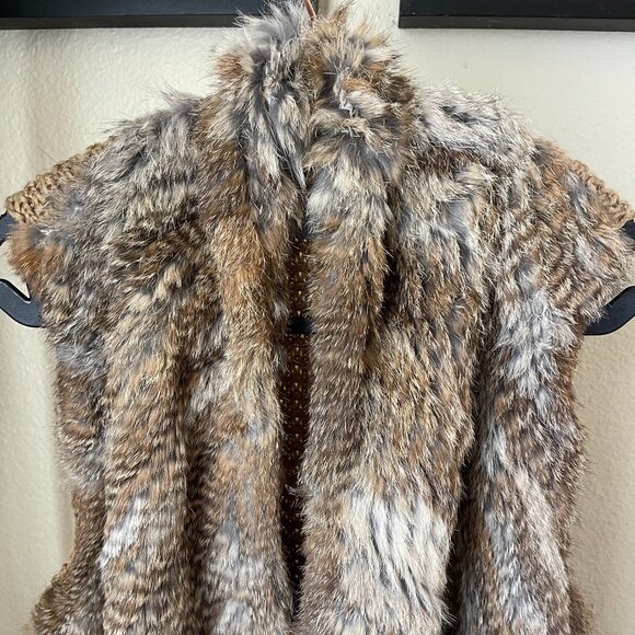 Bagatelle XS Real Rabbit Fur Vest Luxe Layer for Fall/Winter - Picture 2 of 12